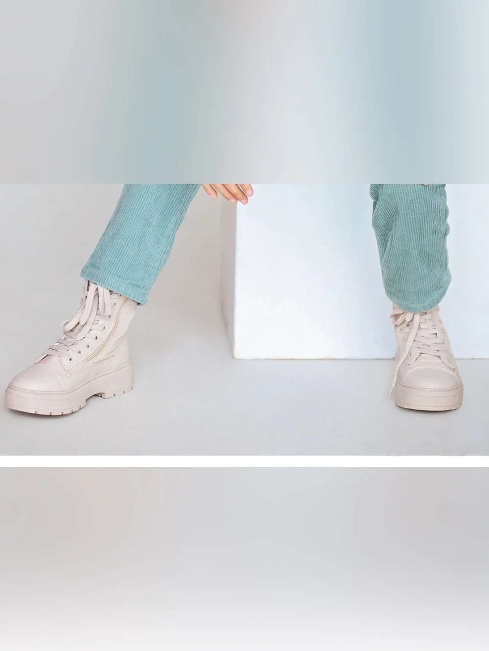 Zara girls lace up boots